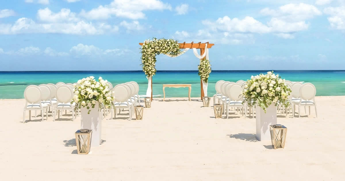 Beach Palace Cancun wedding