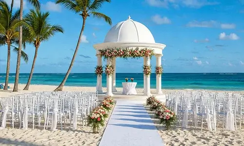 Punta Cana Dominican Republic destination wedding at a beachfront resort