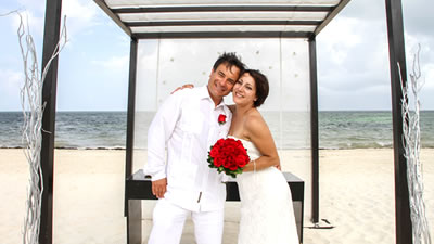 Elegant Affordable Beachfront Wedding Package